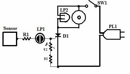 通過電源操作的電容式傳感器