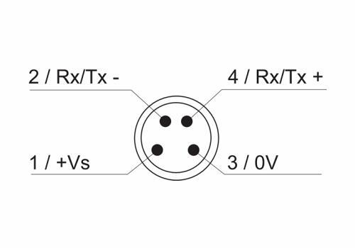 OM30-P0100.HV.TXN 測距傳感器的針角定義圖