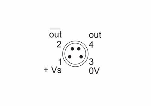 O300.GP-PV1T.72N 漫反射式傳感器的針角定義圖